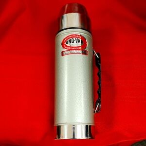 1950s UNO-VAC Silver Thermos